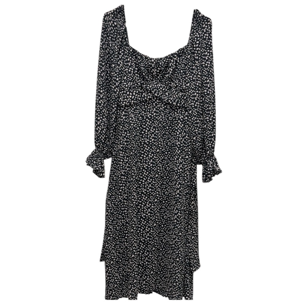 Mi ami for Francesca’s long sleeve dress Black and White Women’s medium